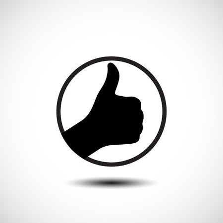 450x450 Vector Thumb Up Icon Royalty Free Vector Graphics