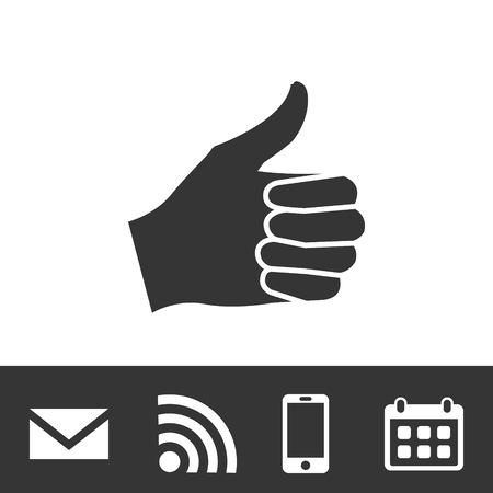 450x450 Stock Vector Thumbs Up Icon Vector Like Icon Social Network Vector