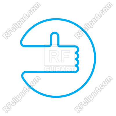 400x400 Good Luck Hand Sign