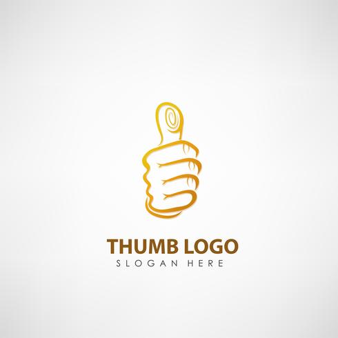 490x490 Thumb Up Concept Logo Template Label For Voting, Company