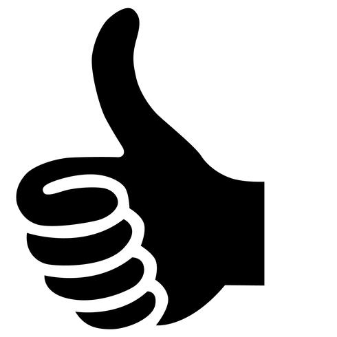 490x490 Thumbs Up Vector
