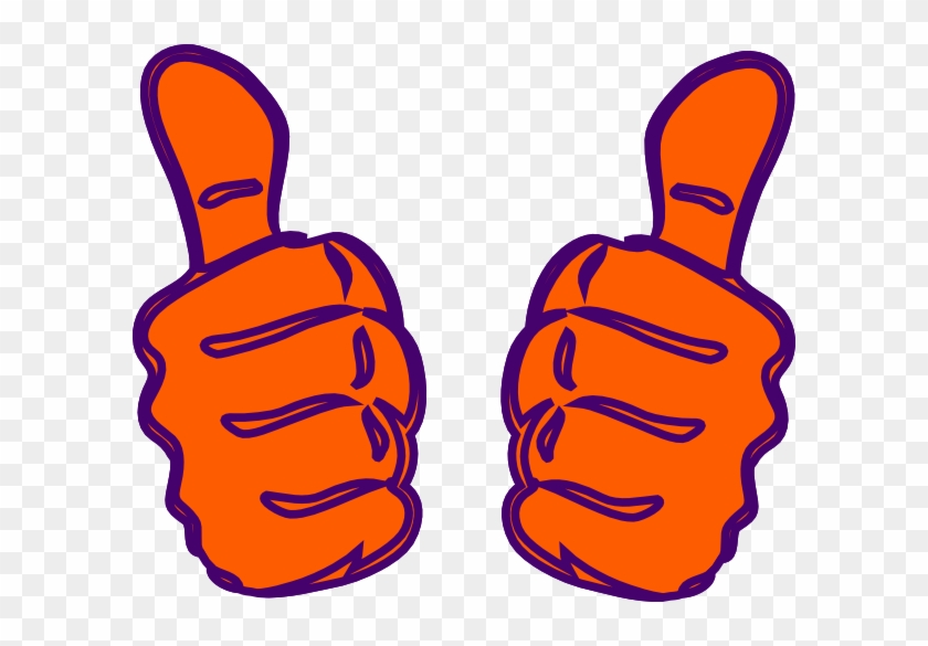 840x585 Two Thumbs Up Purple Blue Clip Art At Clker Com Vector