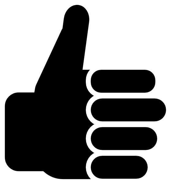 558x599 Symbol Thumbs Up Clip Art Vector Free Clipart