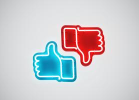 278x200 Thumbs Up Thumbs Down Free Vector Art