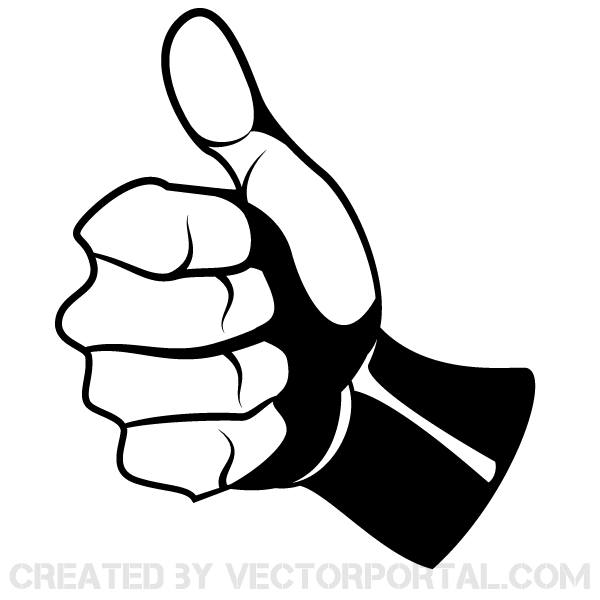 600x600 Thumbs Up Vector Download Free Vector Art Free Vectors