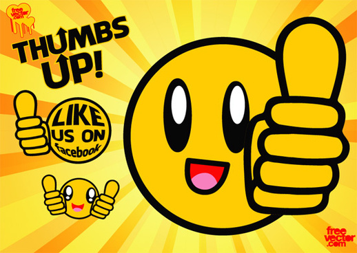 518x368 Thumbs Up Free Vector Download