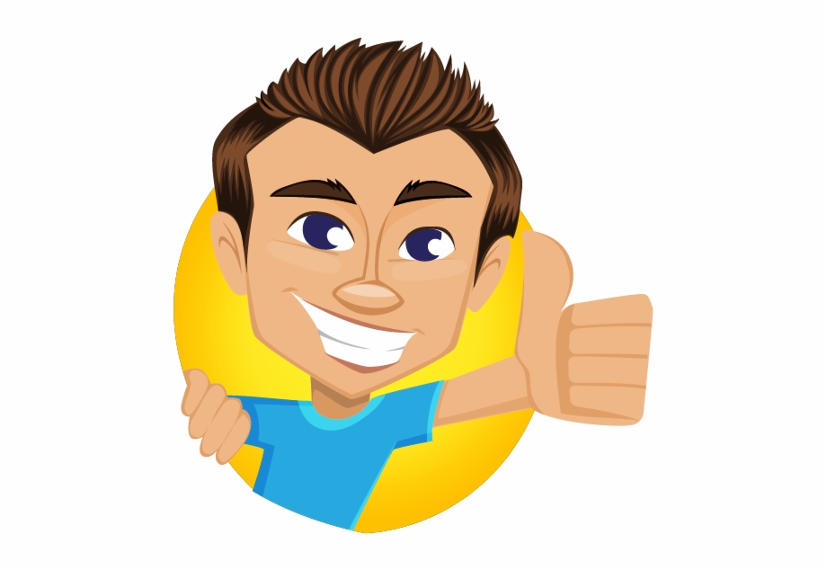 920x634 Vector Thumbs Up Guy, Transparent Png Download For Free
