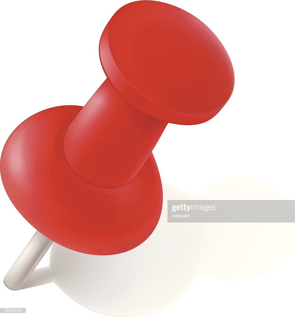 953x1024 Thumbtack Vector Download