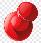 144x150 Slipart Thumbtack Clip Office Supply Blue Vector Cut Out Billionphotos