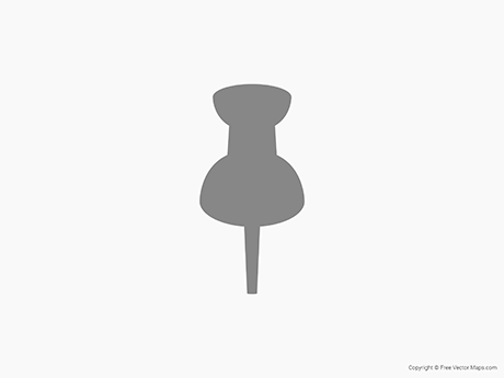 460x345 Thumbtack Icon Free Vector Maps
