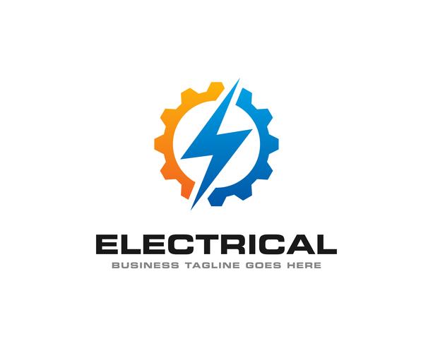 613x490 Electrical Thunder Logo Icon Vector