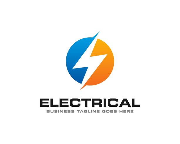 613x490 Electrical Thunder Logo Icon Vector