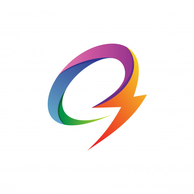 626x626 Letter C Thunder Logo Vector Vector Premium Download