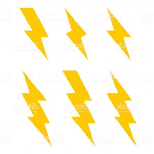 300x300 Lightning Bolt Icons Thunderbolt Vector Set Gm Catchsplace