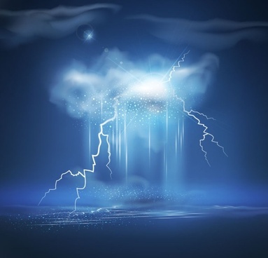 Thunderstorm Vector Free Vector Download 383x368 Thunderstorm Vector Free Vector Download