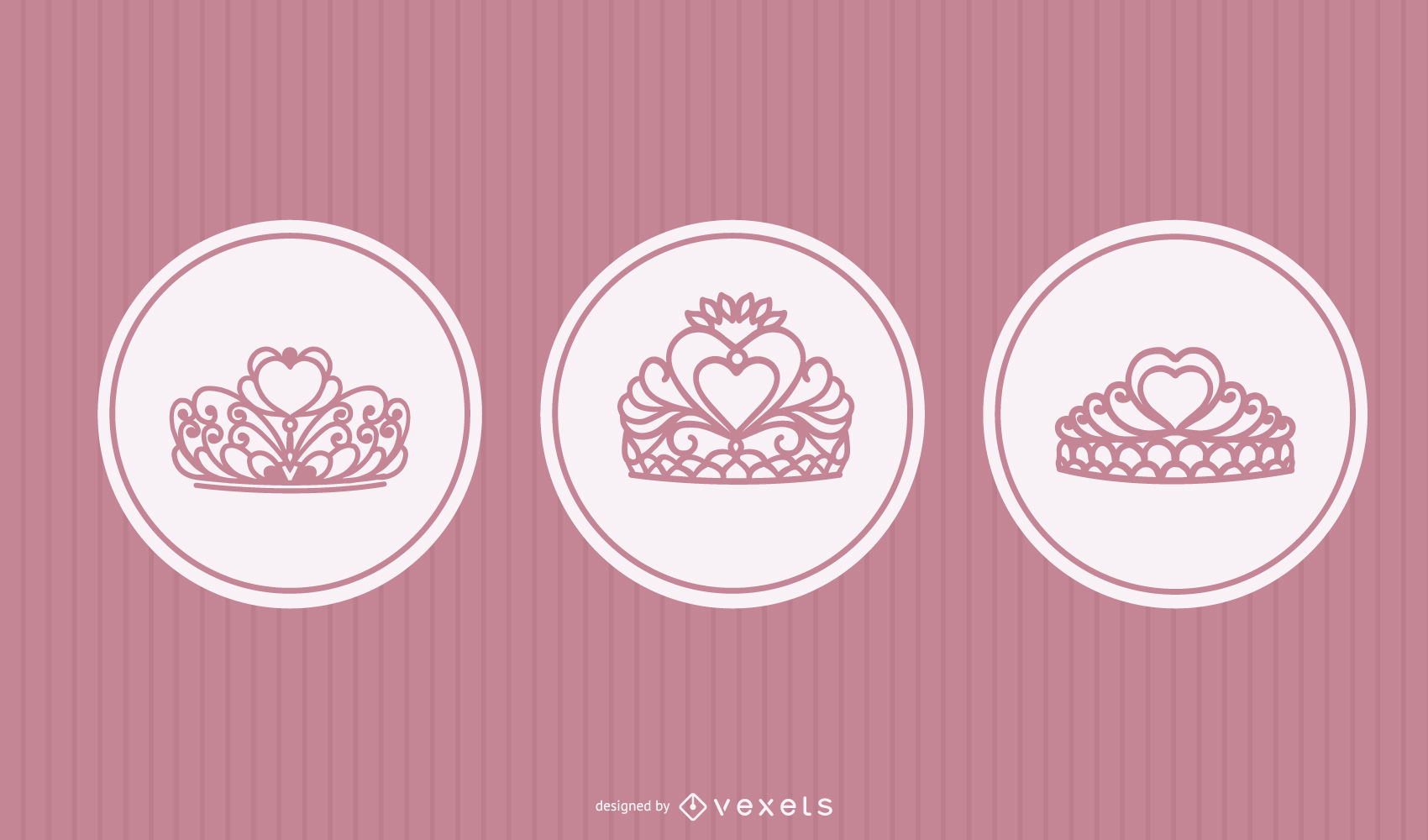 Princess Tiara Vector Set 1700x1000 Princess Tiara Vector Set