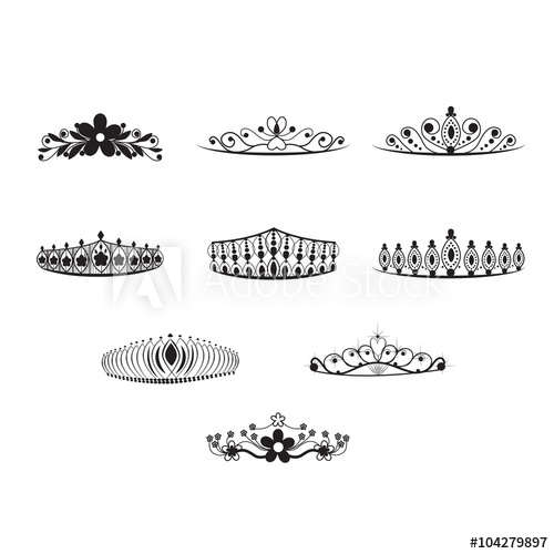 500x500 Tiara Vector Set