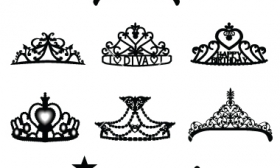 280x168 Tiara Vector Free