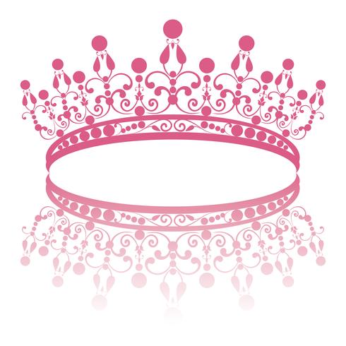 490x490 Diadem Elegance Feminine Tiara With Reflection Vector