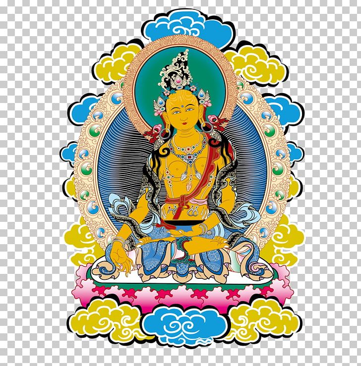 728x739 Tibet Thangka Vasudhara Buddhism Bodhisattva Png, Clipart