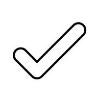 200x200 Tick Free Vector Art