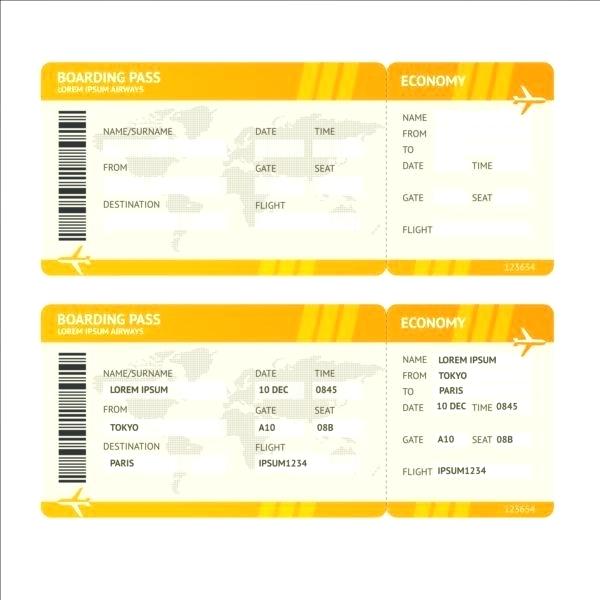 600x600 Airline Tickets Template Design Vector Life Free Download