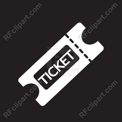 400x400 Ticket Icon Vector Image Of Icons And Emblems Tumdee