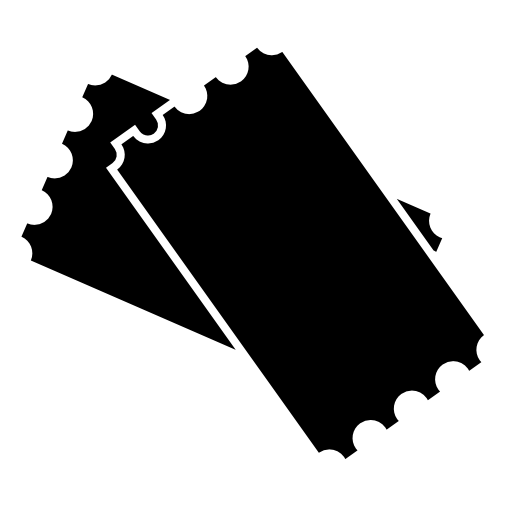 512x512 Two Movie Tickets Free Vector Icons Designed