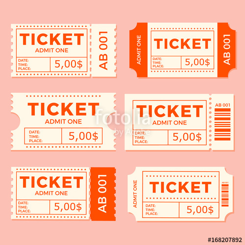 Ticket Stub Vector at Vectorified.com | Collection of Ticket Stub ...