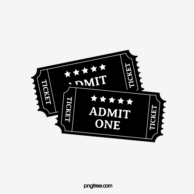 640x640 Movie Ticket Png, Vector, And Clipart With Transparent