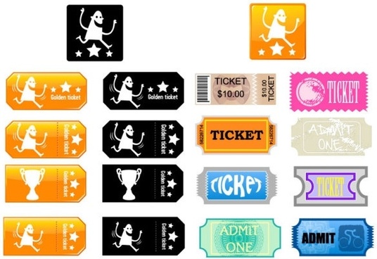 536x368 Ticket Free Vector Download