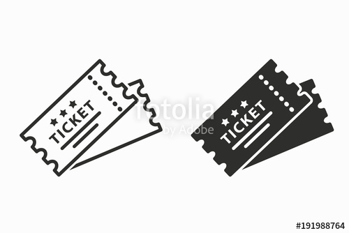 Ticket Vector at Vectorified.com | Collection of Ticket Vector free for ...