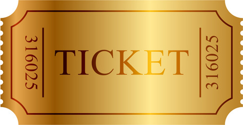 474x245 Vector Gold Ticket Free Vector Download