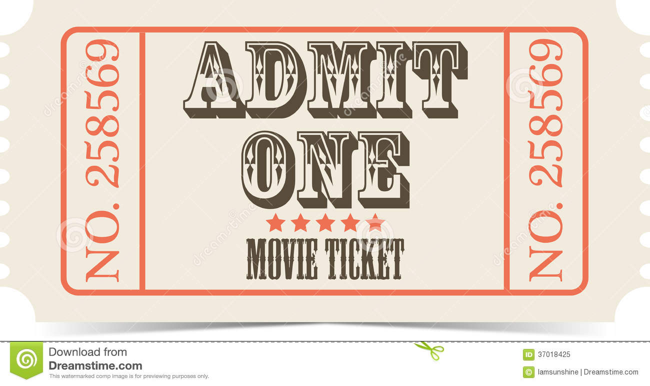 Ticket Vector Art