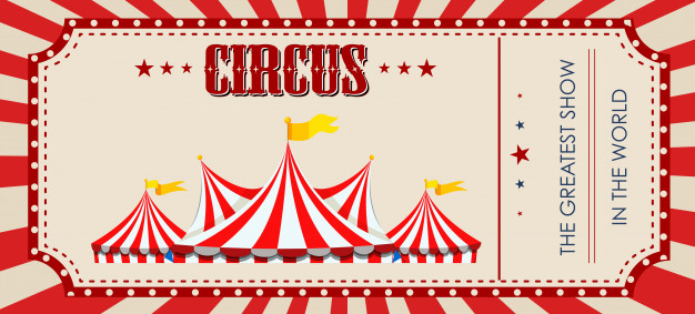 626x283 Circus Ticket Vectors, Photos And Free Download