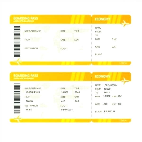 600x600 Flight Ticket Template Gift Gallery Design Ideas Plane For Perfect
