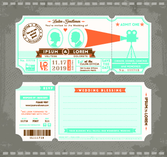 340x319 Honeymoon Travel Ticket Vector Free Download