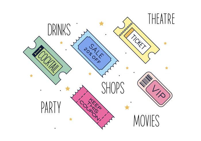 700x490 Ticket Free Vector Art