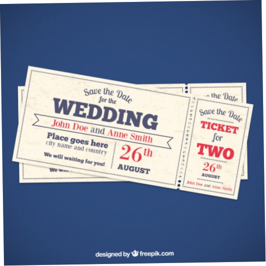 543x543 Wedding Invitation Tickets Vector Free Download In Ticket