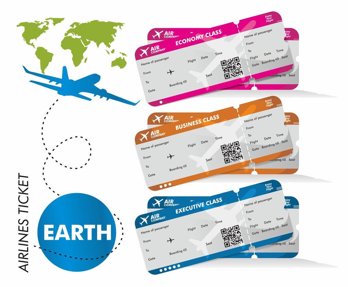 1136x936 Airlines Ticket Vector Design Cdr Free Graphics Uihere
