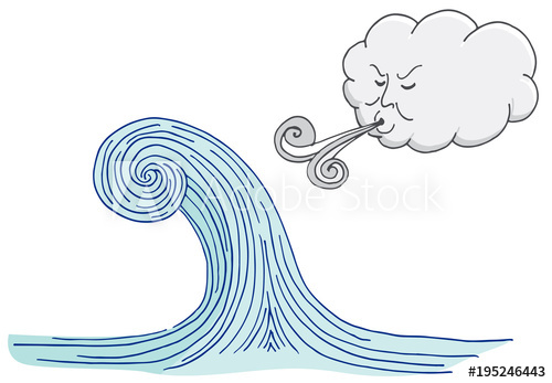 Cloud Blowing Windy Tidal Wave Cartoon 500x347 Cloud Blowing Windy Tidal Wave Cartoon