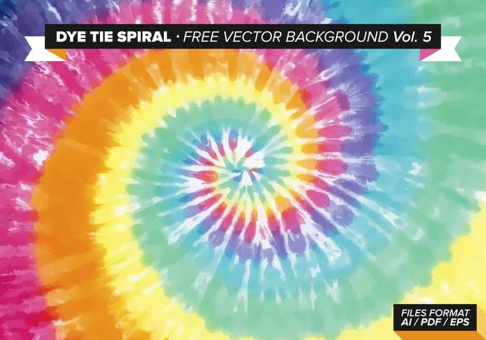 700x490 Dye Tie Spiral Vector Background Vol