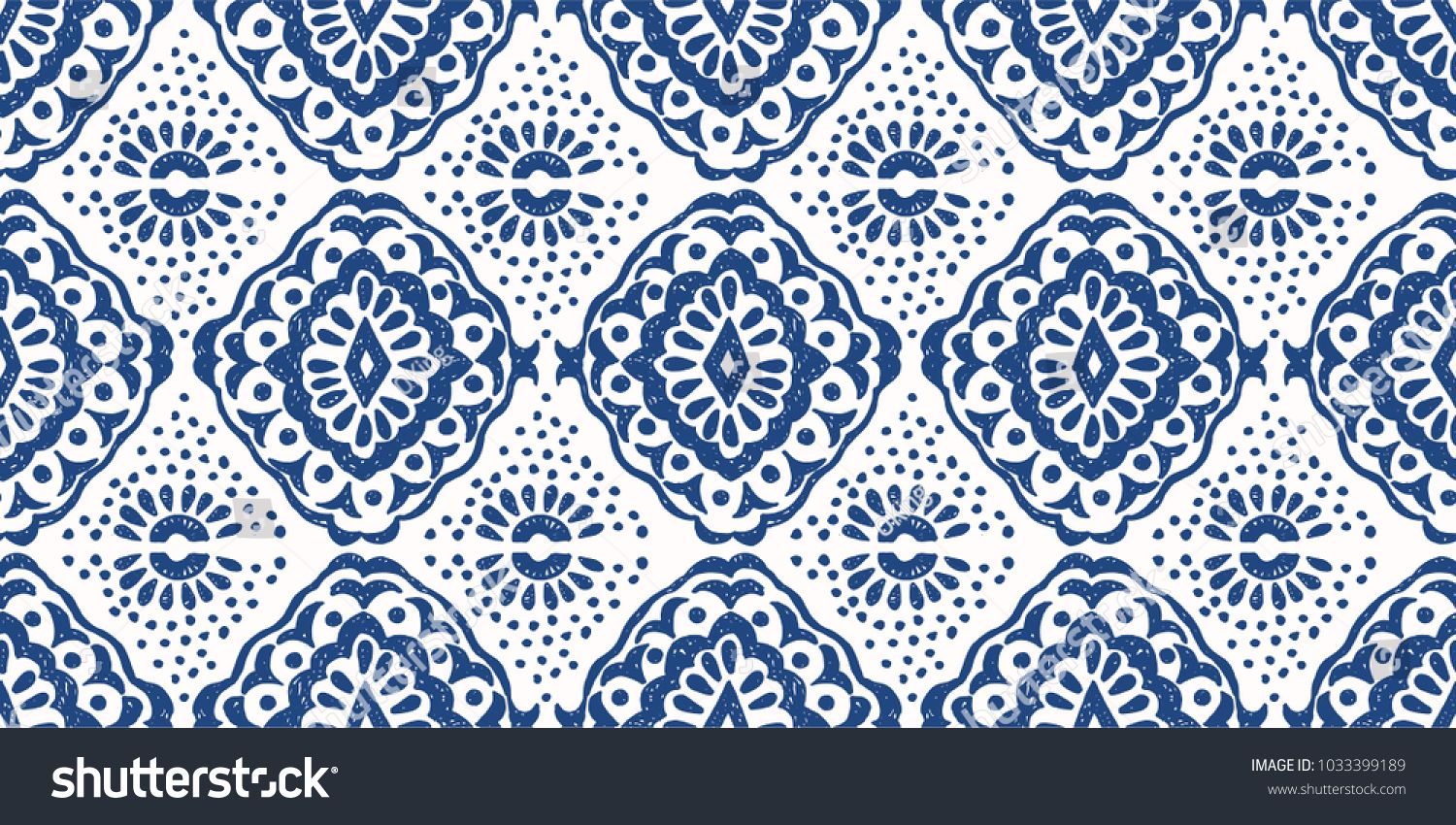 1500x850 Ikat Seamless Pattern Vector Tie Dye Shibori Print With Stripes