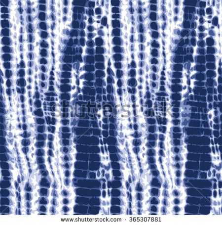 450x455 Indigo Blue Tie Dye Textile Pattern Editable Vector Seamless