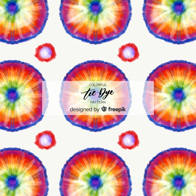 626x626 Colorful Tie Dye Pattern Vector Free Download