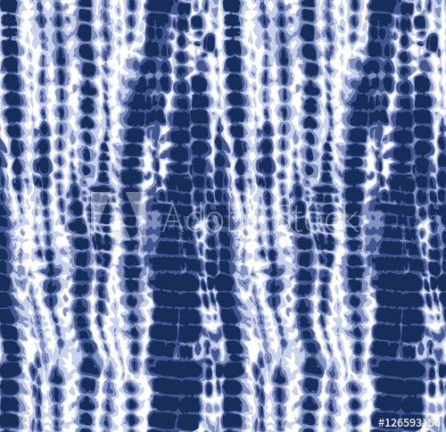 500x484 Indigo Blue Tie Dye Textile Pattern Editable Vector Seamless