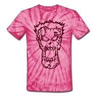 190x190 Halloween Time Blue Zombie Vector Tie Dye