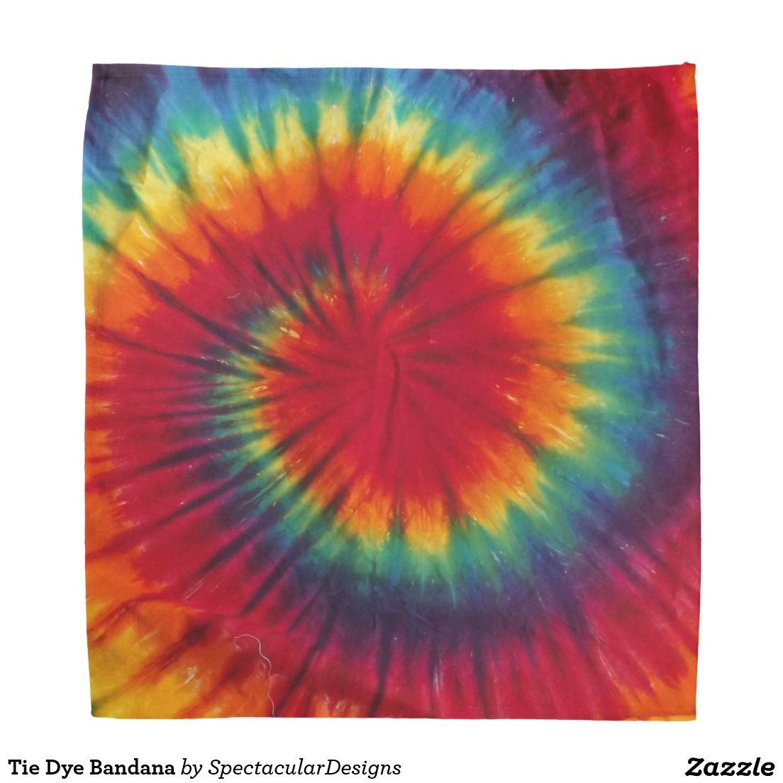 1104x1104 Tie Dye Bandana In All Aboard For Zazzle