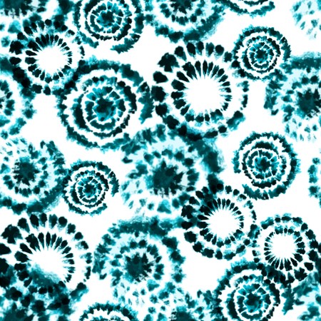 450x450 Vector Tie Dye Shibori Print Seamless Hand Drawn Pattern Ink