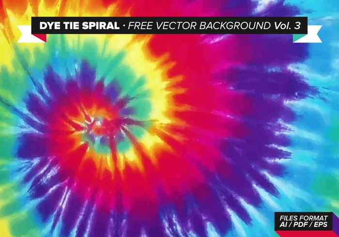 700x490 Dye Tie Spiral Vector Background Vol